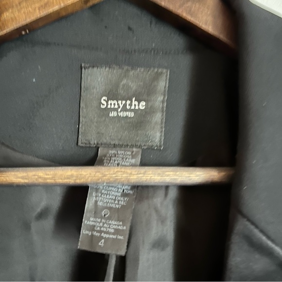 Smythe Peaked Lapel Tuxedo Blazer Size 4 - Picture 5 of 10